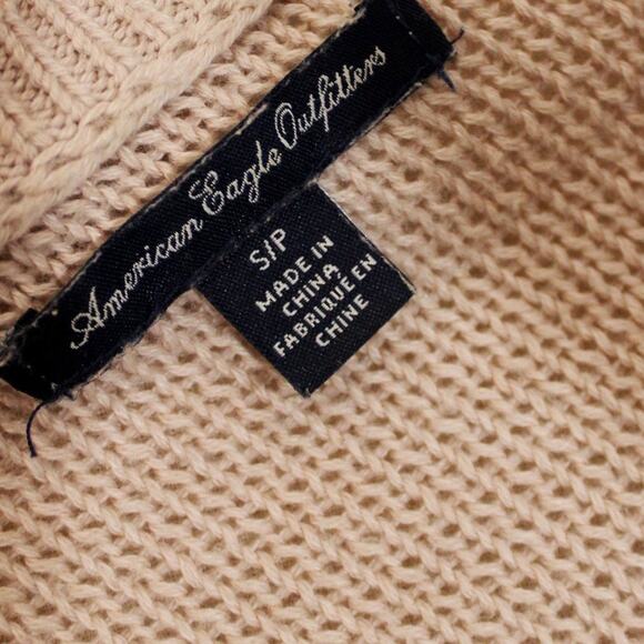 American Eagle Blush Peplum Sweater Size S - Picture 2 of 7